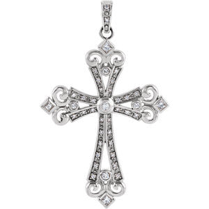 Fancy Cross Pendant