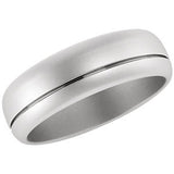 Platinum 6mm Band Size 7