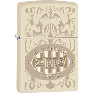 Zippo® American Classic Cream Matte Lighter