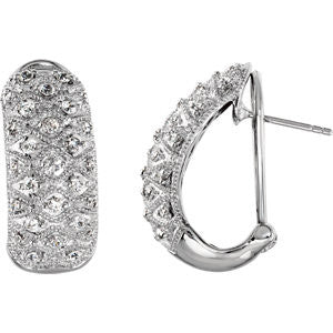 Sterling Silver Cubic Zirconia Earrings