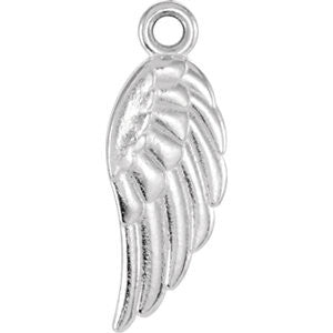 Sterling Silver Angel Wing Charm