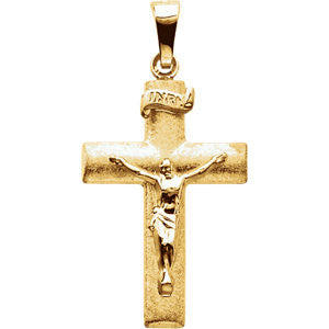 Hollow Crucifix Pendant