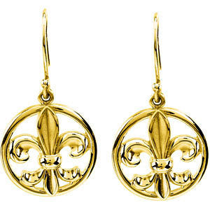 Fleur-de-lis Earring