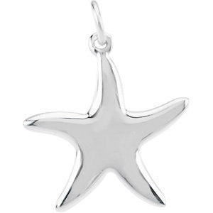 Sterling Silver Starfish Charm