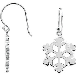 Petite Snowflake Earrings