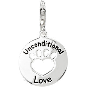 Heart U Back&trade; Unconditional Love Paw Charm