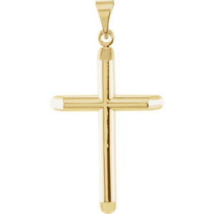 Unadorned Cross Pendant