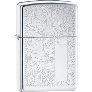 Zippo® Venetian® High Polish Chrome Lighter