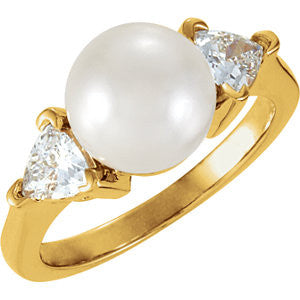 Accented Ring for Pearl