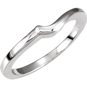 14K White Band