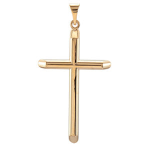 Unadorned Cross Pendant