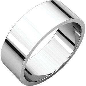 Platinum 7mm Flat Band