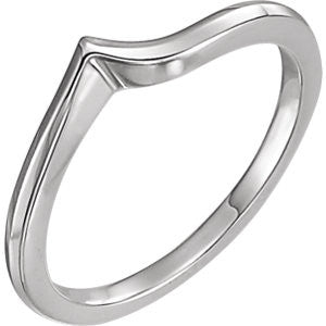 14K White Band