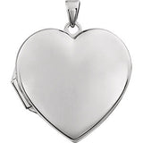 14K Yellow Heart Locket