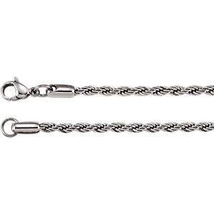 3mm Stainless Steel Rope Chain