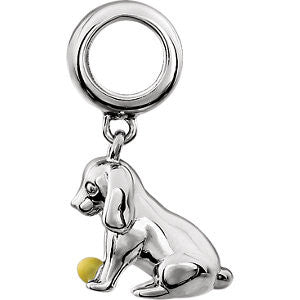 Sterling Silver Kera Dog Charm