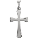 14K Yellow 28.5x19mm Cross Pendant