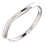 Continuum Sterling Silver Band for 8mm Cushion Ring