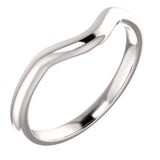 18K Rose Band for 7mm Round Ring