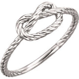 14K Yellow Rope Knot Ring