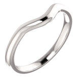 18K Rose Band for 7mm Round Ring