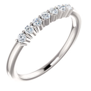 14K White 1-5 CTW Diamond Anniversary Band