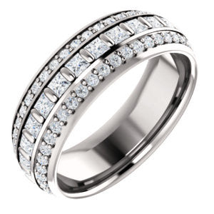 Platinum 1 3/4 CTW Diamond Eternity Band