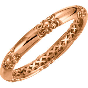 14K Rose Sculptural-Inspired Ring