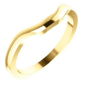 18K Rose Band for 6mm Cushion Ring