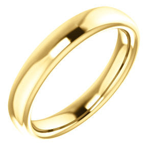 10K Rose Band for 4.8mm Round Ring