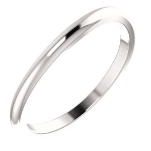 14K White Band