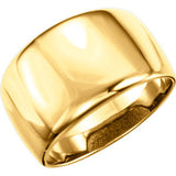 14K Yellow Dome Ring