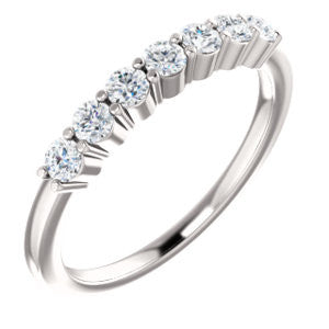 14K White 1/5 CTW Diamond Anniversary Band