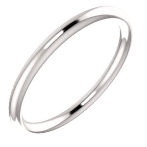 14K White Band