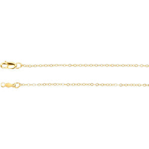 14K Yellow 1.2mm Cable 16" Chain