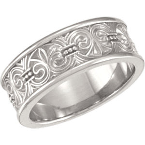 Sterling Silver 7.5mm Band Size 5