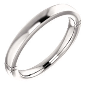 10K Rose  4.1mm Round Wedding Band