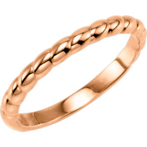 14K Yellow Stackable Ring