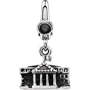 Sterling Silver White House Charm