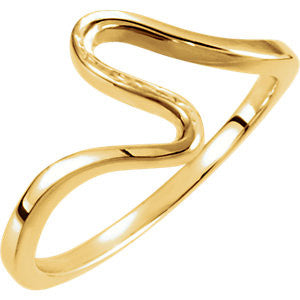 14K Yellow Metal Fashion Ring