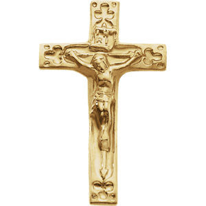 Crucifix Lapel Pin