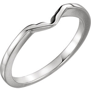 14K White Band