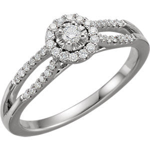 Halo-Style Engagement Ring