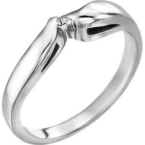 14K White Band