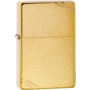 Vintage™ Brushed Brass Lighter