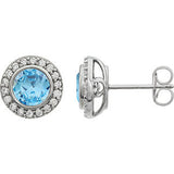 Sterling Silver Cubic Zirconia Earrings