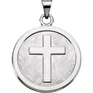 Sterling Silver 23mm Cross Pendant