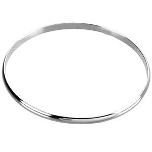 Sterling Silver 4mm Bangle Bracelet