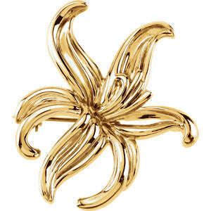 Floral-Inspired Brooch