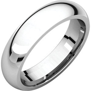 Platinum 5mm Comfort Fit Band